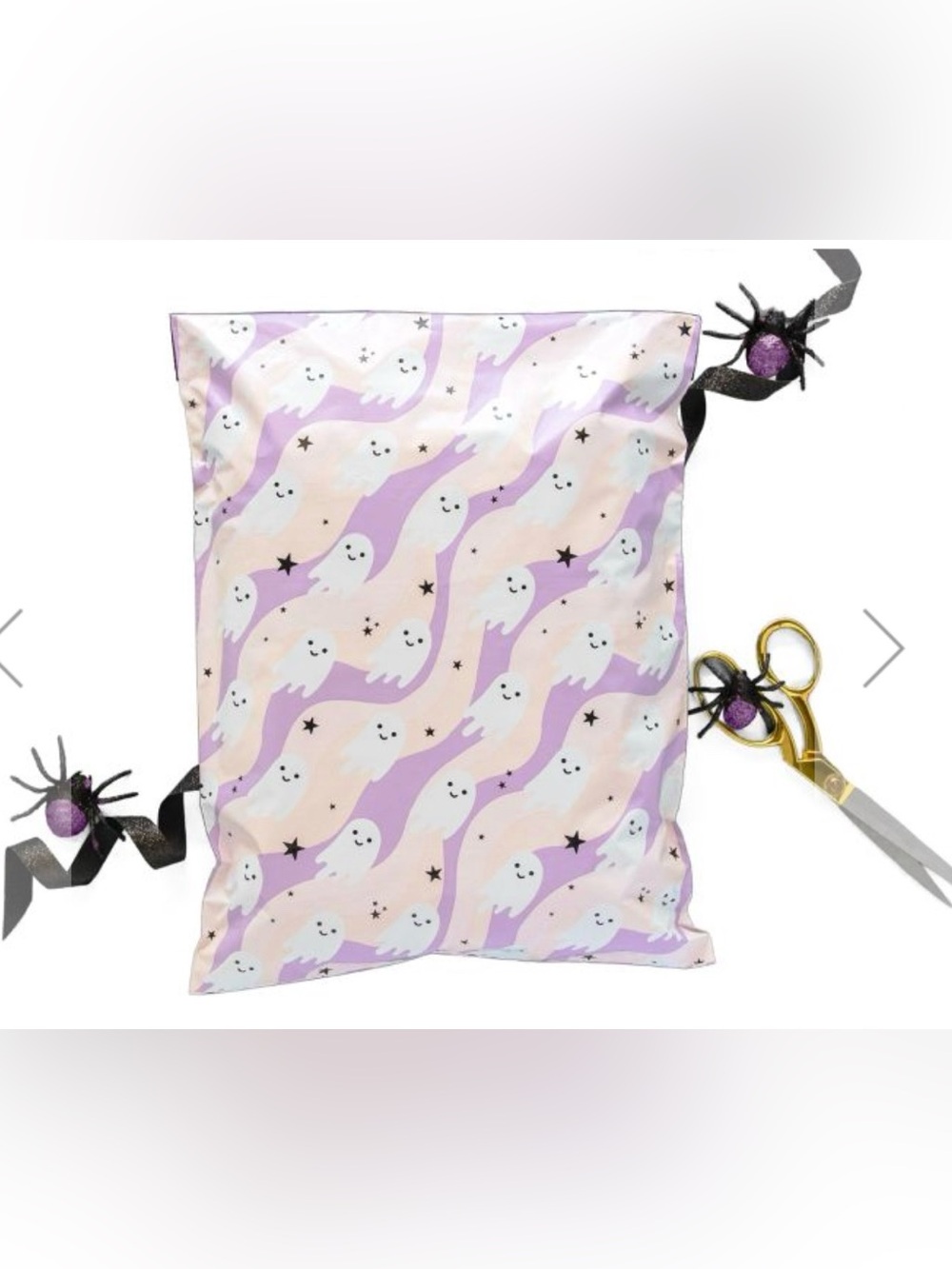 30 7.5” x 10.5” Ghost Poly Mailers